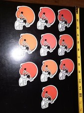 Lot of 10 Cleveland Browns NFL Football Decal Sticker Team Logo