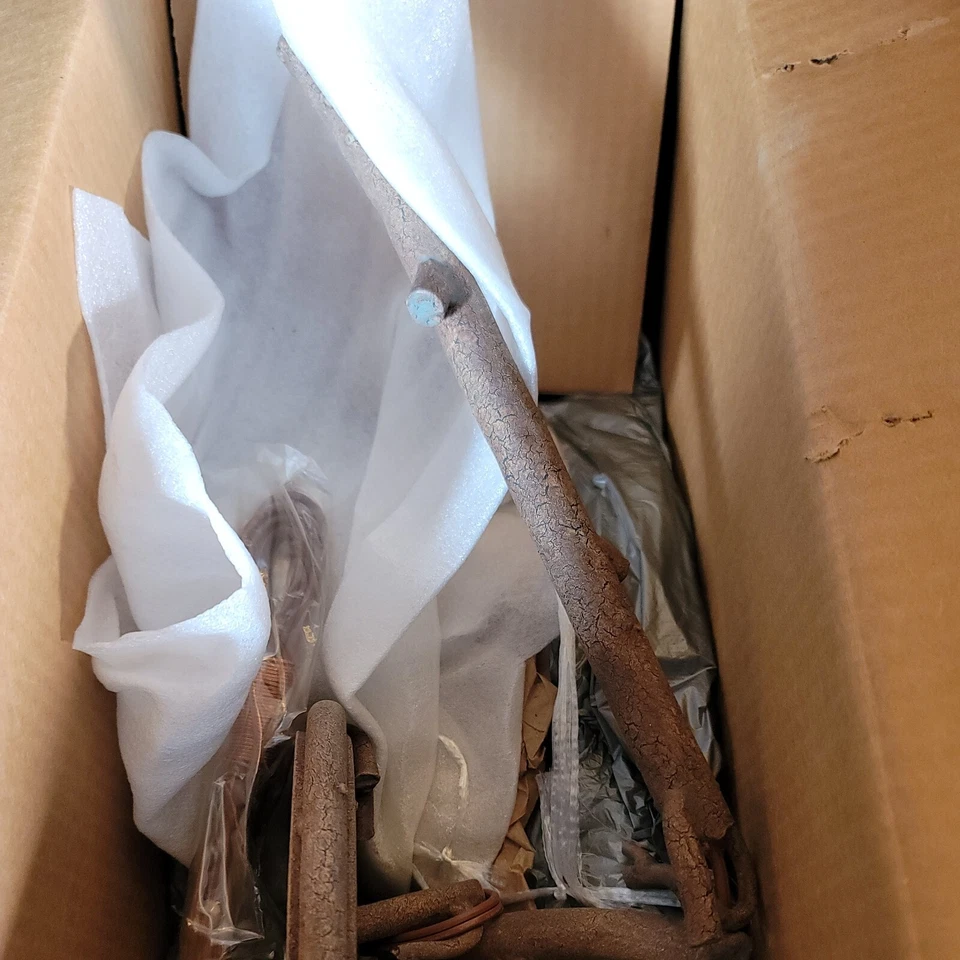 Troy Lighting Cheyenne 1 Light Mini Pendant in Hickory F8813HK Log Cabin Discont - Image 4 of 4