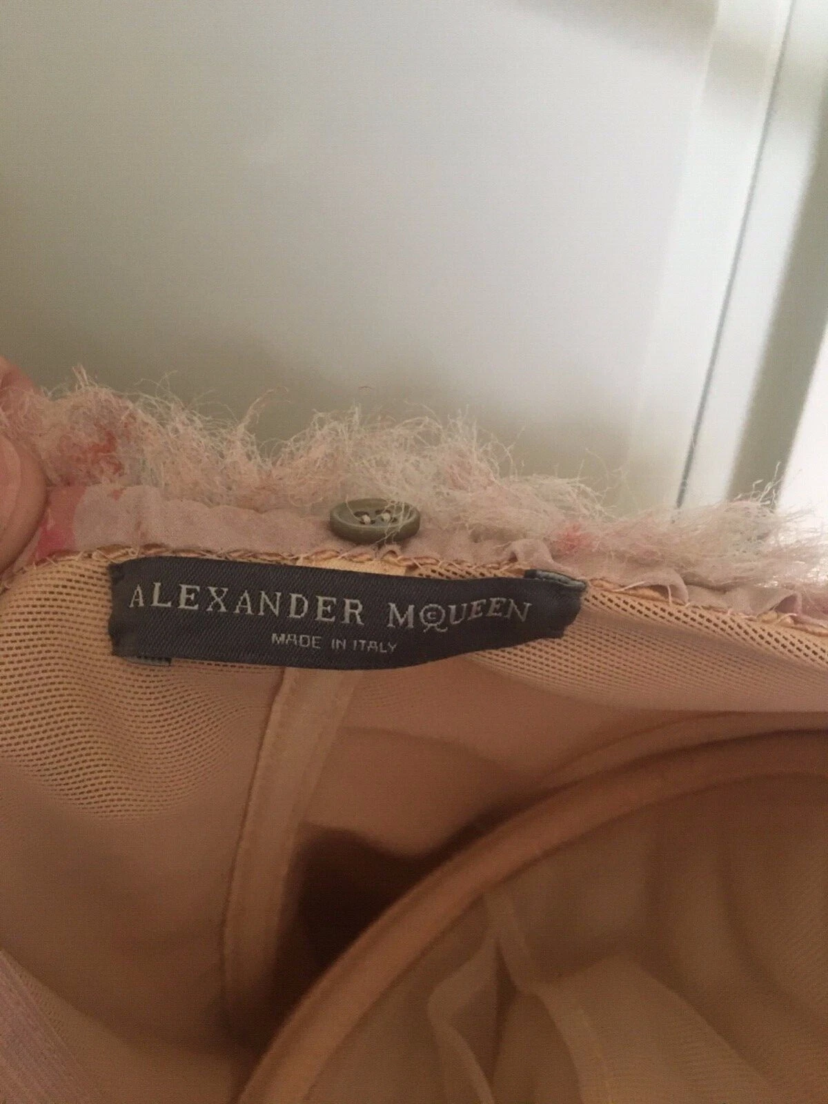 ALEXANDER MCQUEEN Abito Alexander Mqueen originale ultima collezione 2010 taglia 8 indossato solo una volta.