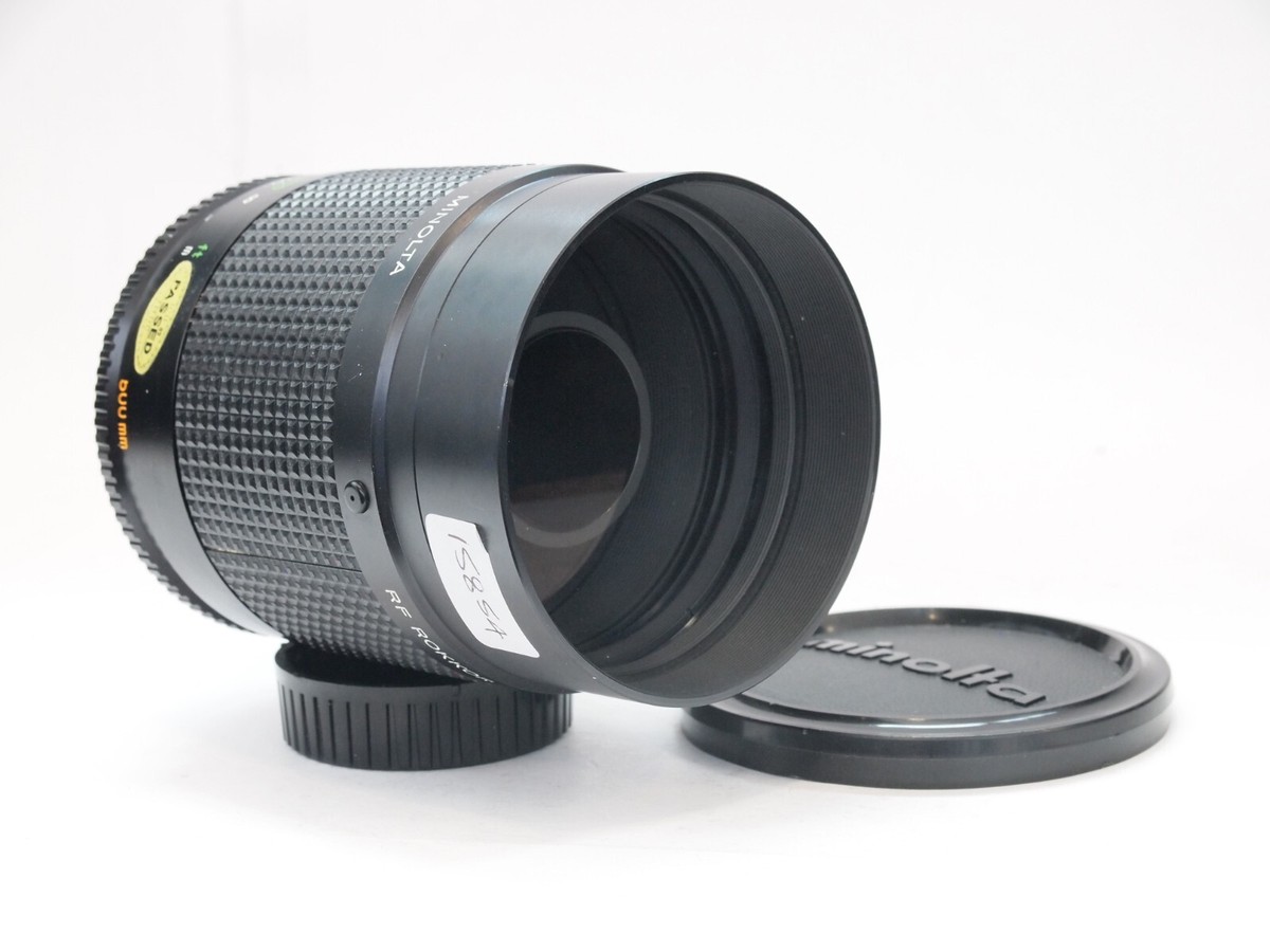 MINOLTA RF ROKKOR 500mm F8 ミノルタMDマウント 500mm Minolta Rf Minolta RF Rokkor 500mm F8 Mirror Lens For