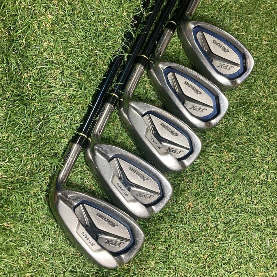 Mizuno JPX E500 Iron Set 4-9 Pw Fw Sw 9pc RH JPX HT Graphite SR Men Golf - Image 4 of 4