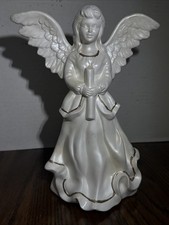 Vintage Holy Christmas Angel Ceramic Ready to Paint Holiday Decor