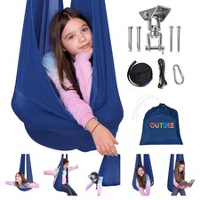 OUTREE Sensory Swing for Kids with 360 Swivel Hanger, Indoor Therapy Swing G...