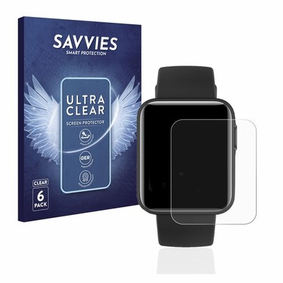 6x Schutzfolie für Xiaomi Mi Watch Lite Display Schutz Folie