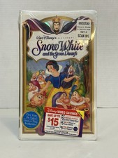1995 DISNEY MASTERPIECE COLLECTION SNOW WHITE AND THE SEVEN DWARFS VHS 1524 NEW
