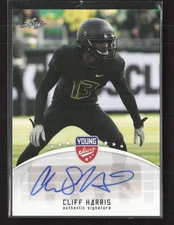 2012 Leaf Young Stars #CH3 Cliff Harris Auto Autographs Oregon Ducks (JT)