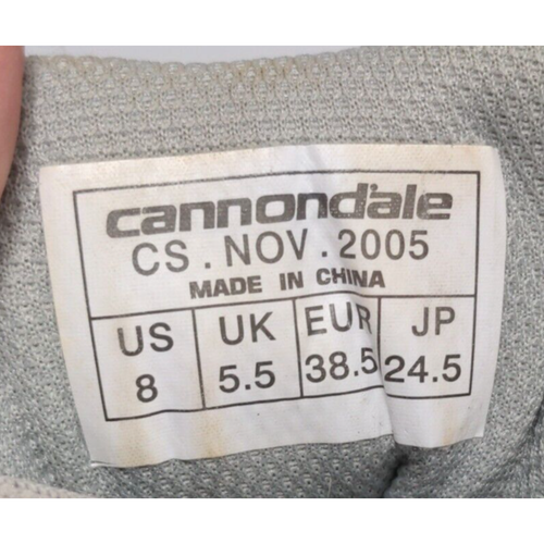 Cannondale Women CS Mountain Biking Cycling Racing Shoes Size 8 Gray Blue - Picture 11 of 11