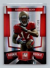 Arrelious Benn 2010 Donruss Elite Rookie #136 #/999 Tampa Bay Buccaneers