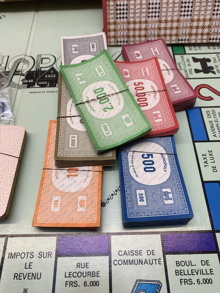 ♠️ Jeu De Société - Ancien Monopoly en Franc - Complet - Vintage - Années 60♠️ - Photo 4/4