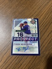 2024 Panini Prospect Prizm Tyson Neighbors Auto Scope /49