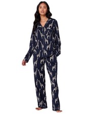 Chelsea Peers Pyjama Set Womens Long Sleeve Nightwear CW3007RGRA20