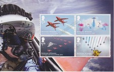 GB MNH MINT PRESTIGE STAMP PANE 2 EX CY4 2024 THE RED ARROWS : 60 SEASONS FULL