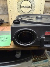 Vintage Kodak Carousel 600 Slide Projector w/Box Manual 5 Trays - Tested