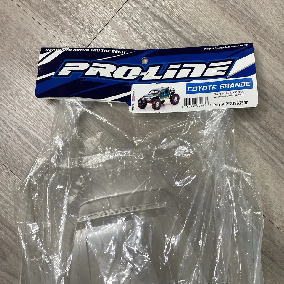 🔥Pro-Line Racing Coyote Grande Clear Body for 12.3" 313mm Wheelbase Scale - Image 2 of 4