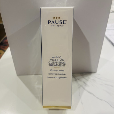 Pause Well-Aging 4 in 1 Micellar Cleansing Treatment 6oz New Sealed
