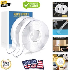 Double Sided Adhesive tape Heavy Duty, Double Stick Mounting 2 Rolls, Total 2...