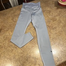 Nike Dri-FIT Gray Ankle Leggings Women's Size XS Solid Regular
