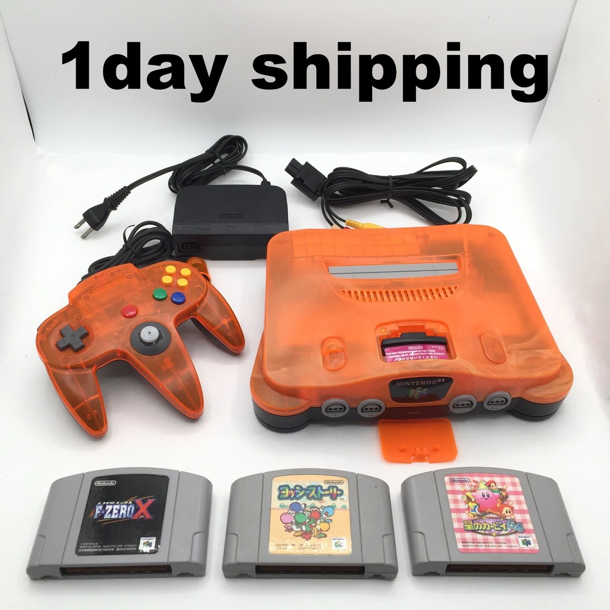 Nintendo 64 NTSC-J Orange Video Game Consoles for sale | eBay