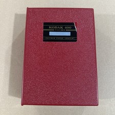 Kodak 400 File Box Removable Trays Storage Box with Vintage Car Slides