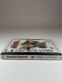 Blazing Heroes CIB W/ Registration Card (Sega Saturn, 1996)