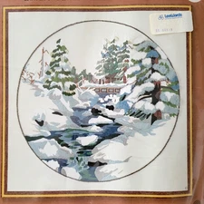 SUNSET STITCHERY Crewel Kit “WINTER SNOWFALL” 16 x 16 New Sealed