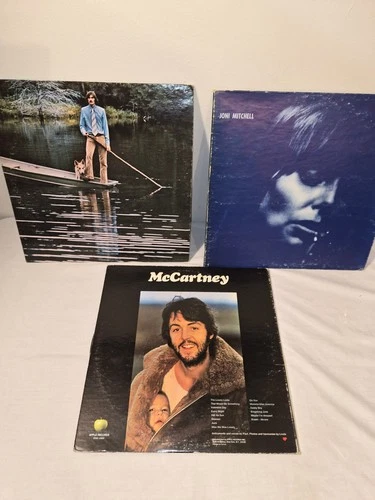 Vinyl Record Lot Pop: James Taylor, Paul McCartney, Joni Mitchell