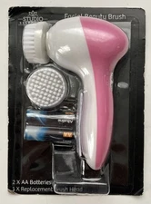 Studio Selection Facial Beauty Brush Pink w/ Replacement Head & AA Batteries