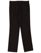 Hugo Boss Mens Straight Chino Trousers IT 48 Medium W32 L33 Black Cotton CG09