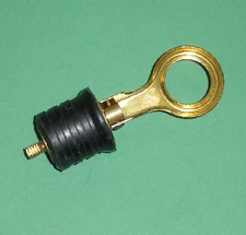 Sea Dog 520072 Brass Boat Snap Bailer Drain Plug 1.25" Dia Expandable