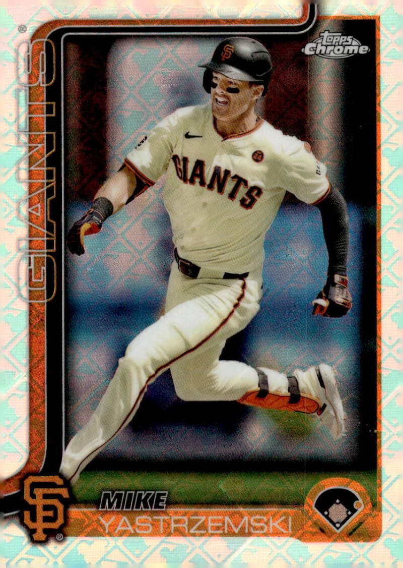 MIKE YASTRZEMSKI 2025 Topps Chrome LogoFractor #40 MLB Giants  ID:145708