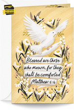 Religious Sympathy Cards, Made in America, Eco-Friendly, Thick Card Stock with P