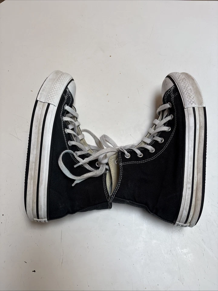 Zapatos de plataforma Converse Chuck Taylor All Star EVA Lift de lona ~ talla juvenil 4,5 Foto 4 de 4