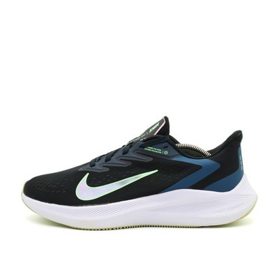 Nike Damen Air Zoom Schuhe Schwarz Blau Weiß Textil ämpfung Laufschuh EU 42