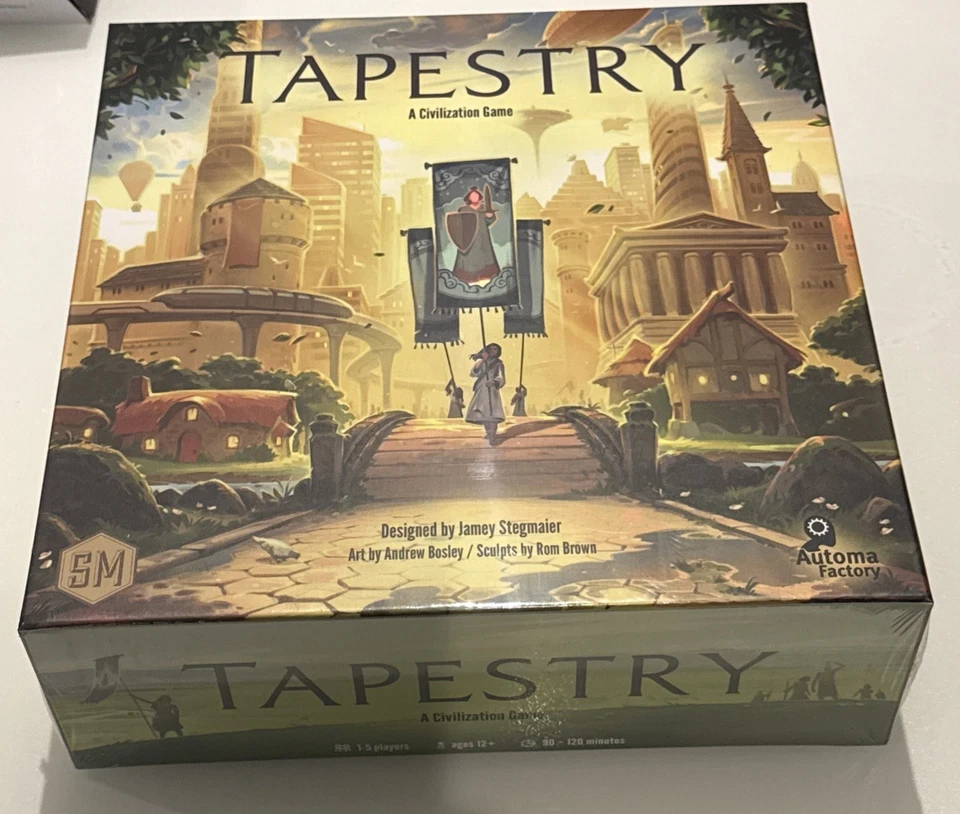 Tapestry A Civilization Game James Stegmaier Automa Factory Board Game Sealed - Image 2 of 4