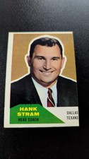 1960 Fleer Hank Stram #116 RC HOF