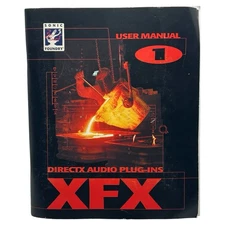 Sonic Foundry XFX DirectX Audio Plug-Ins Software & User Manual 1998
