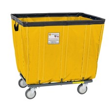 R&B WIRE PRODUCTS INC. 414SOC/ANTI/YEL Basket Truck,Yellow,500 lb.,35 in. H 48RZ