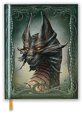 KEREM BEYIT: BLACK DRAGON (BLANK SKETCH BOOK) (LUXURY By Flame Tree Studio *VG+*