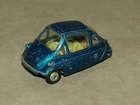 CORGI  TOYS VINTAGE DIECAST HEINKEL-1 TROJAN 3 WHEELER METALLIC BLUE #233 1:43