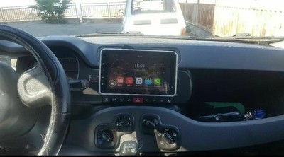 AUTORADIO GPS 1 DIN NEU FIAT PANDA 7'' ANDROID 15 WLAN Carplay Auto 4GB+64GB
