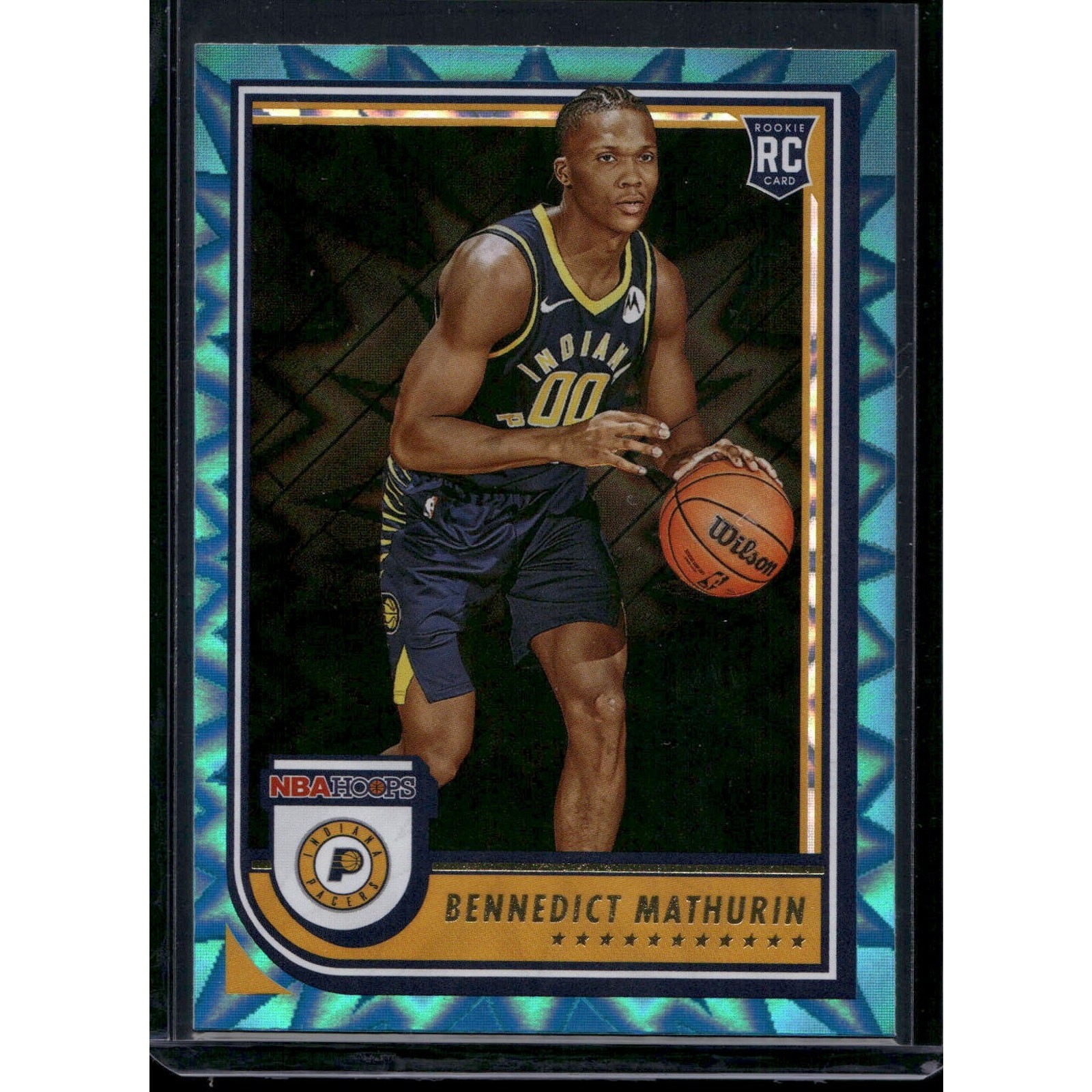 2022-23 Hoops #236 Bennedict Mathurin Teal Explosion RC