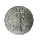 2014 1 oz .999 Fine Silver American Eagle $1 Coin BU