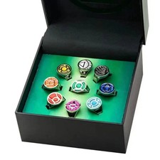 DC C-omics Green Lantern Power Rings - Set of 9 Rings Gift UK （No Box）