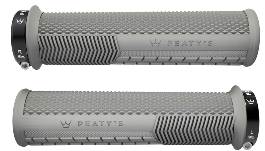 Peaty's Manopole Monarch Knurl Thin Race Control 30-32mm Grigio
