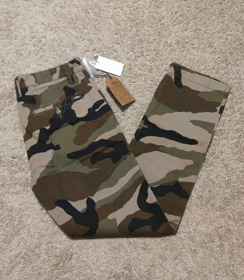 VANS – Pantalon Chino Homme Camouflage – Taille W28 38FR Neuf - Photo 3/4