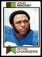 1973 Topps John Mackey #118 - San Diego Chargers (EX)