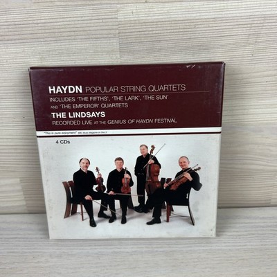 Haydn Popular String Quartets The Lindsays (CD, 2007) 4 Cd Set