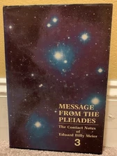 MESSAGE FROM THE PLEIADES 3 VINTAGE 1993 UFO FLYING SAUCER SPACE ALIEN BOOK