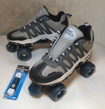 Sonic Cruiser Skates Unisex Mens Size 7 Roller Skates Teal/Gray/Black EUC Laces