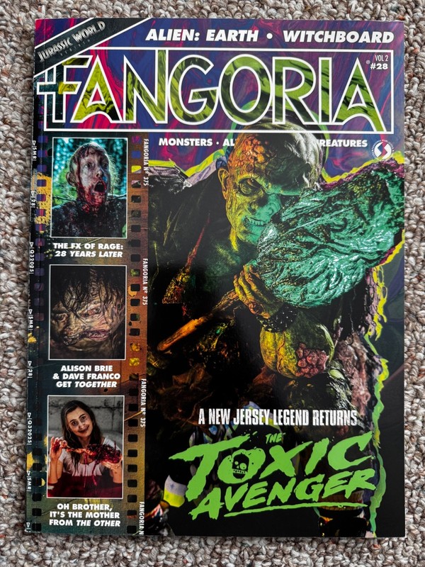 Fangoria magazine volume 2 issue 28 Summer 2025 Subscriber Toxic Avenger